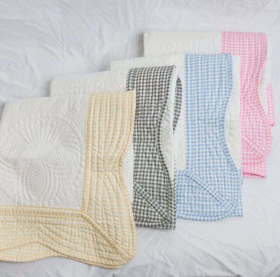 Yellow Gingham Quilt