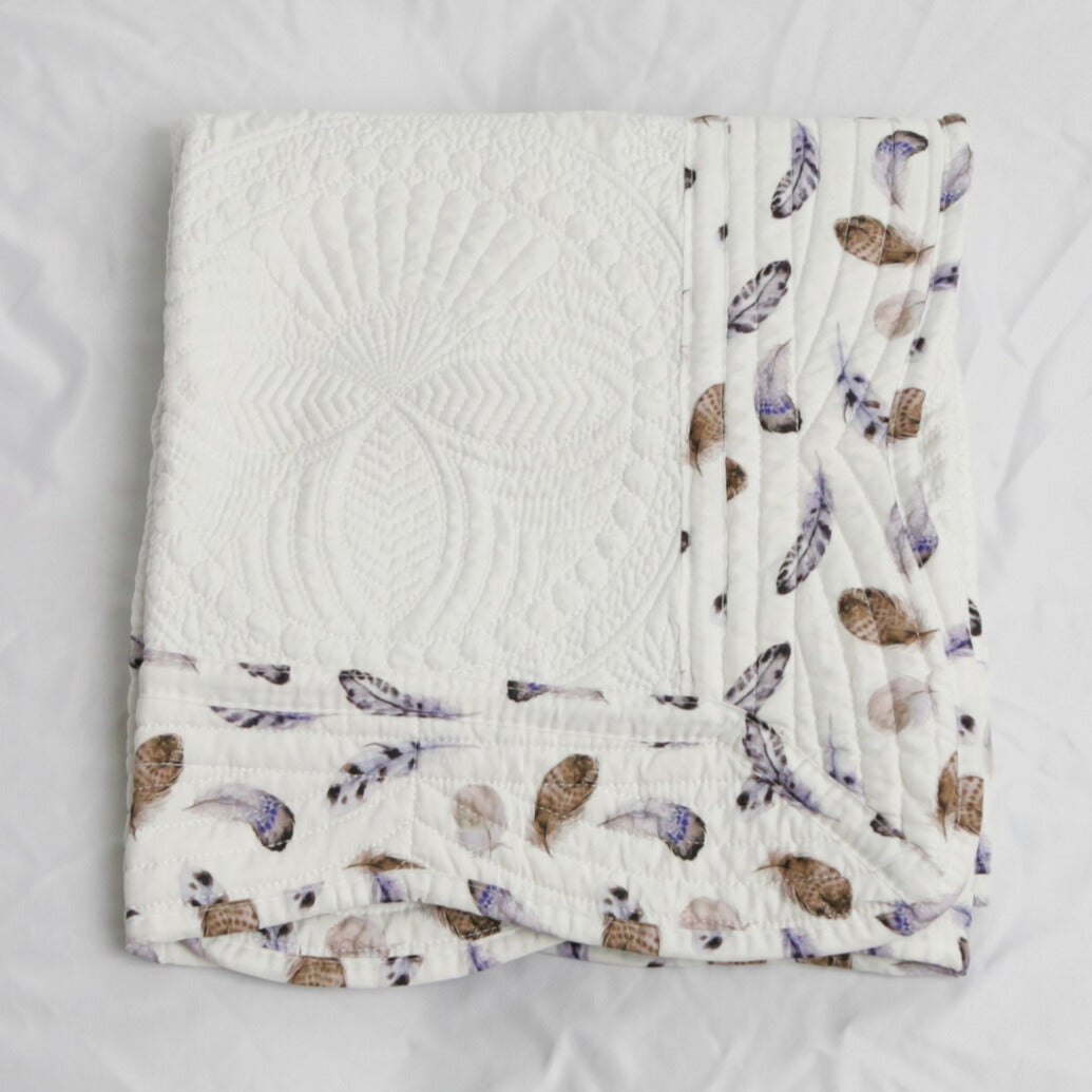 Purple Feather Quilt