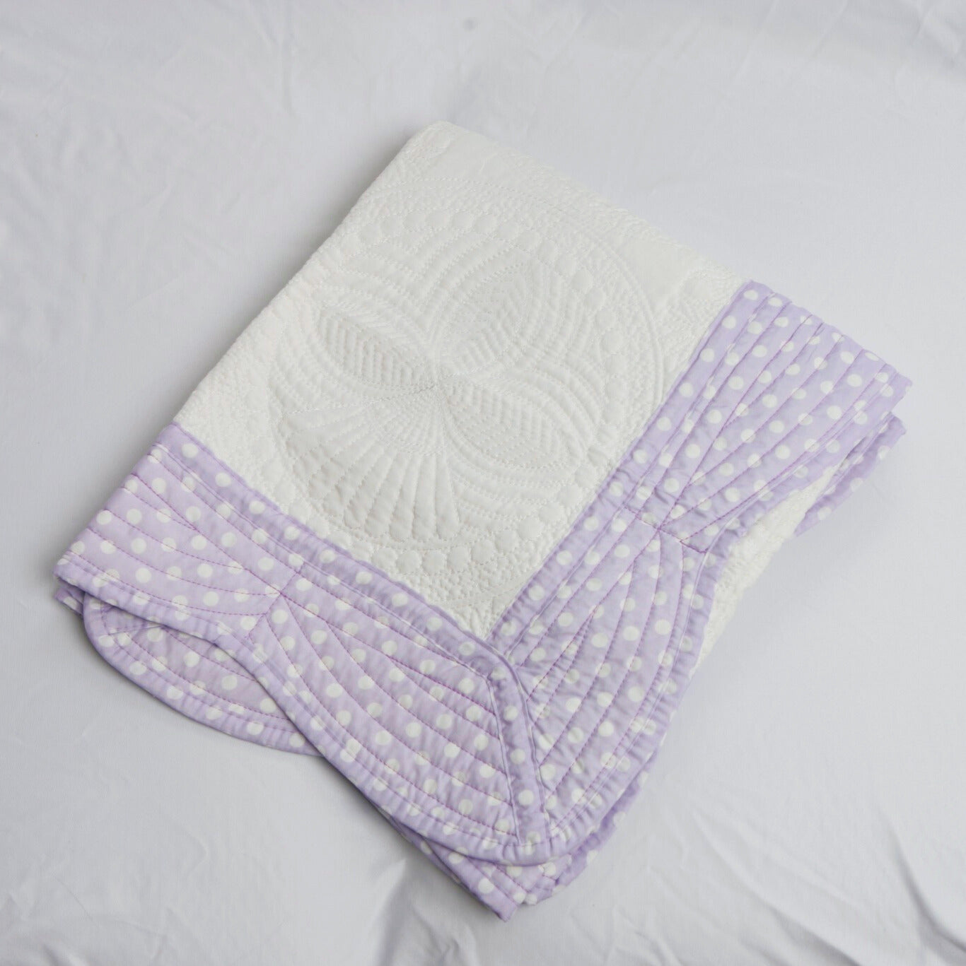 Purple Polka Dot Quilt