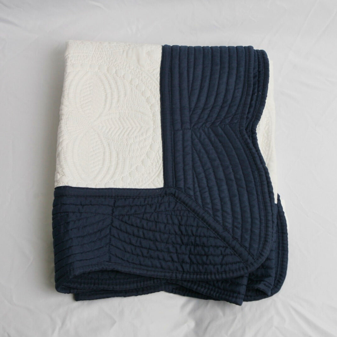 Navy Trim Quilt