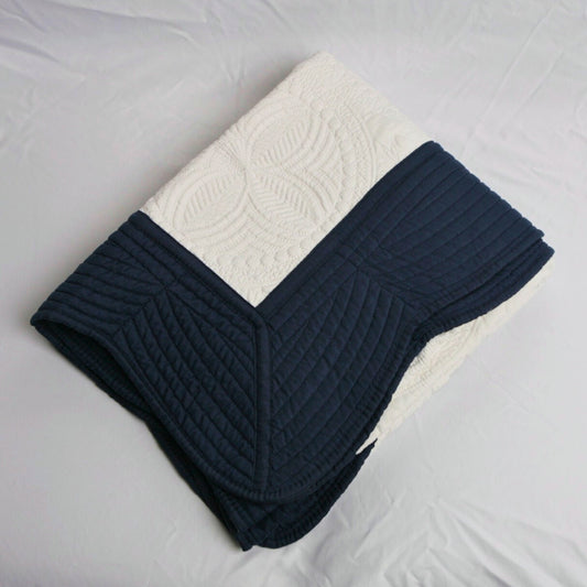 Navy Trim Quilt